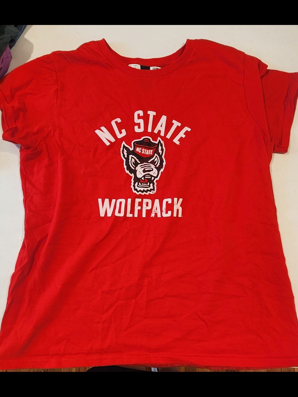 Gildan Red NC State Wolfpack Graphic Tee